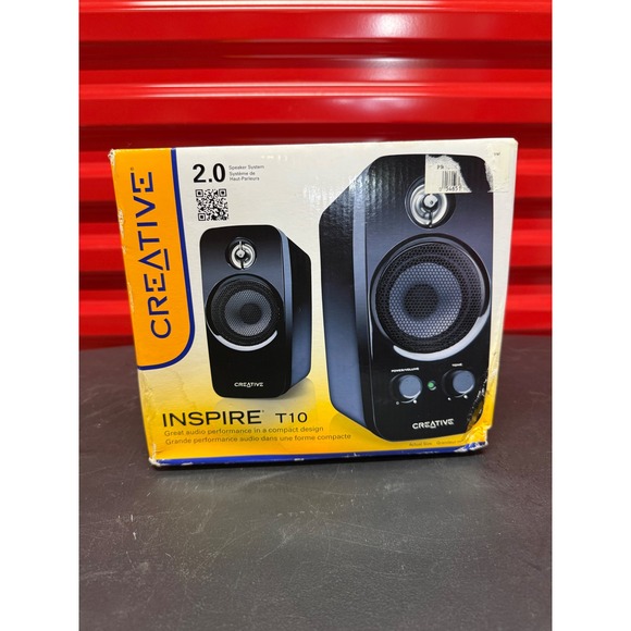 Creative Other - Creative Inspire T10 2.0 Multimedia Desktop Speaker System Black 51MF1601AA000